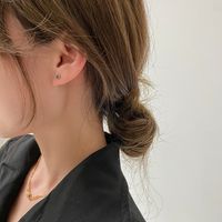 Fashion Star Starry Sky Sterling Silver Inlay Zircon Drop Earrings 1 Pair sku image 1