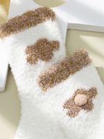 Women's Fashion Flower Coral Fleece Ankle Socks main image 3