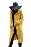 امرأة معطف سترة كم طويل سترات وبالأزرار جديلة غير رسمي موضة اللون الصامد main image 5