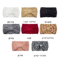 Fashion Plaid Waves Knit Hair Band 1 Piece sku image 4