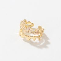 1 Piece Simple Style Letter Gold Plated Ear Studs main image 2