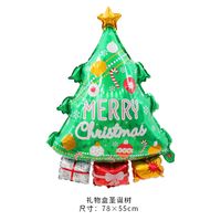 Christmas Christmas Tree Santa Claus Snowman Aluminum Film Party Balloons sku image 49