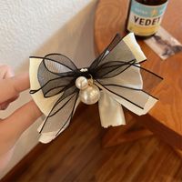 Vintage Style Bow Knot Alloy Cloth Hair Claws sku image 30