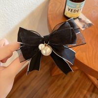 Vintage Style Bow Knot Alloy Cloth Hair Claws sku image 31