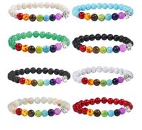 Simple Style Elephant Natural Stone Beaded Bracelets 1 Piece main image 6