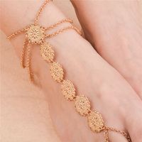 Fashion Geometric Pearl Artificial Gemstones Women's Anklet 1 Piece main image 3