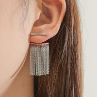 Fashion Crown Alloy Tassel Artificial Gemstones Women's Earrings 1 Pair main image 1