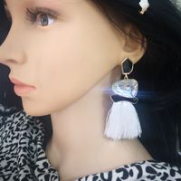 Bohemian Geometric Metal Plating Artificial Gemstones Women's Earrings 1 Pair main image 4