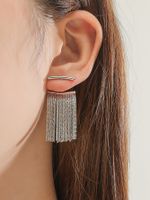 Fashion Crown Alloy Tassel Artificial Gemstones Women's Earrings 1 Pair main image 2