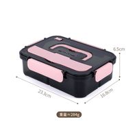 Fashion Solid Color Plastic Food Containers 1 Piece sku image 8