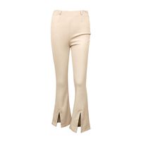 Fashion Solid Color Spandex Polyester Full Length Flared Pants sku image 11