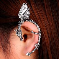 Fashion Animal Alloy Plating Artificial Gemstones Women's Ear Clips 1 Piece main image 1