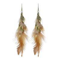 Ethnic Style Geometric Feather Women's Drop Earrings 1 Pair sku image 6