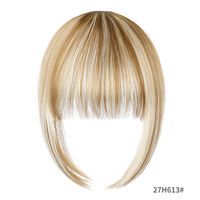 Frau Mode Straße Hochtemperaturdraht Knalleffekte Kurzes Glattes Haar Perücken sku image 8