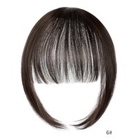 Women's Fashion Street High Temperature Wire Bangs Short Straight Hair Wigs sku image 4