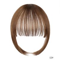 Frau Mode Straße Hochtemperaturdraht Knalleffekte Kurzes Glattes Haar Perücken sku image 5