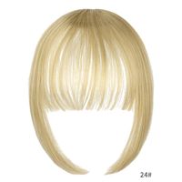 Frau Mode Straße Hochtemperaturdraht Knalleffekte Kurzes Glattes Haar Perücken sku image 9