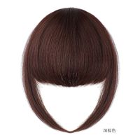 Women's Fashion Street High Temperature Wire Bangs Short Straight Hair Wigs sku image 12