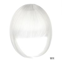 Women's Fashion Street High Temperature Wire Bangs Short Straight Hair Wigs sku image 11
