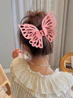 Simple Style Butterfly Plastic Handmade Hair Claws 1 Piece main image 1
