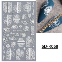 Fashion Geometric Arylic Nail Patches 1 Set sku image 4