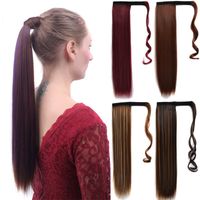Women's Fashion Street High Temperature Wire Long Straight Hair Wigs main image 4