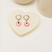 Retro Devil's Eye Resin Metal Women's Drop Earrings 1 Pair main image 2