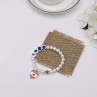 Ethnic Style Heart Shape Imitation Pearl Beaded Plating Women's Bracelets 1 Piece sku image 3