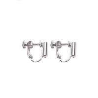 Non-percé Fille Oreille Clip Convertisseur Oreille Goujons Boucles D'oreilles Changé À Non-piercing Boucles D'oreilles Femelle Spirale Oreille Clip sku image 1