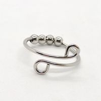 Fashion Round Stainless Steel Copper Rings 1 Piece sku image 4