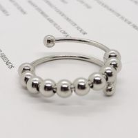 Retro Round Stainless Steel Copper Rings 1 Piece main image 2
