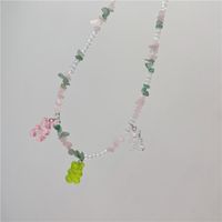 Sweet Geometric Beaded Women's Necklace sku image 7