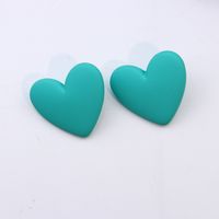 Sweet Heart Shape Arylic Stoving Varnish Women's Earrings 1 Pair sku image 11