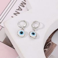 Fashion Devil's Eye Glass Women's Drop Earrings 1 Pair sku image 7