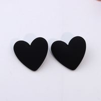Sweet Heart Shape Arylic Stoving Varnish Women's Earrings 1 Pair main image 3