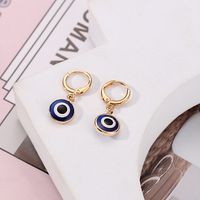 Fashion Devil's Eye Glass Women's Drop Earrings 1 Pair main image 3