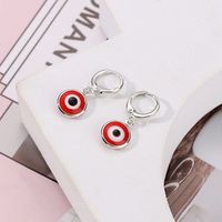 Fashion Devil's Eye Glass Women's Drop Earrings 1 Pair sku image 10