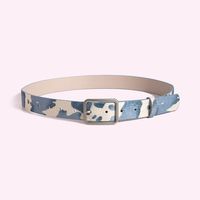 Fashion Cow Pattern Pu Leather Women's Leather Belts 1 Piece sku image 5