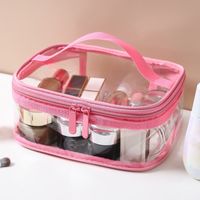 Simple Visual Transparent Cosmetic Bag Wholesale Nihaojewelry sku image 10