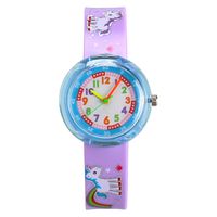 Casual Solid Color Buckle Quartz Kids Watches sku image 3