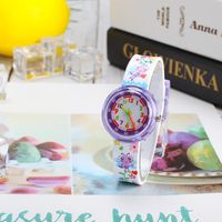 Casual Solid Color Buckle Quartz Kids Watches main image 4