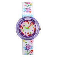 Casual Solid Color Buckle Quartz Kids Watches sku image 1