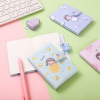 Cute Cartoon Mini Portable Pockets A7 Buckle Notebook Wholesale main image 1