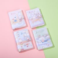 Cute Cartoon Mini Portable Pockets A7 Buckle Notebook Wholesale sku image 5