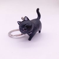 Cute Cat Vinyl Women's Keychain 1 Piece sku image 6