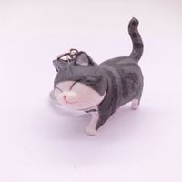 Cute Cat Vinyl Women's Keychain 1 Piece sku image 7