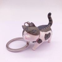 Cute Cat Vinyl Women's Keychain 1 Piece sku image 8