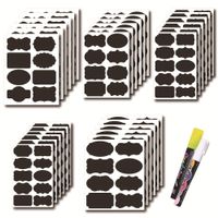 Creative Self-adhesive Label Special-shaped Black Pvc Irregular Stickers main image 6