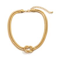 Wholesale Jewelry Fashion Geometric Iron Plating Necklace sku image 1