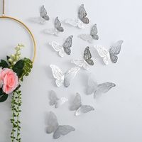 Cute Butterfly Paper Wall Sticker sku image 9